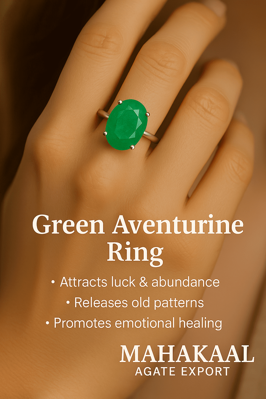 Green Aventurine Ring