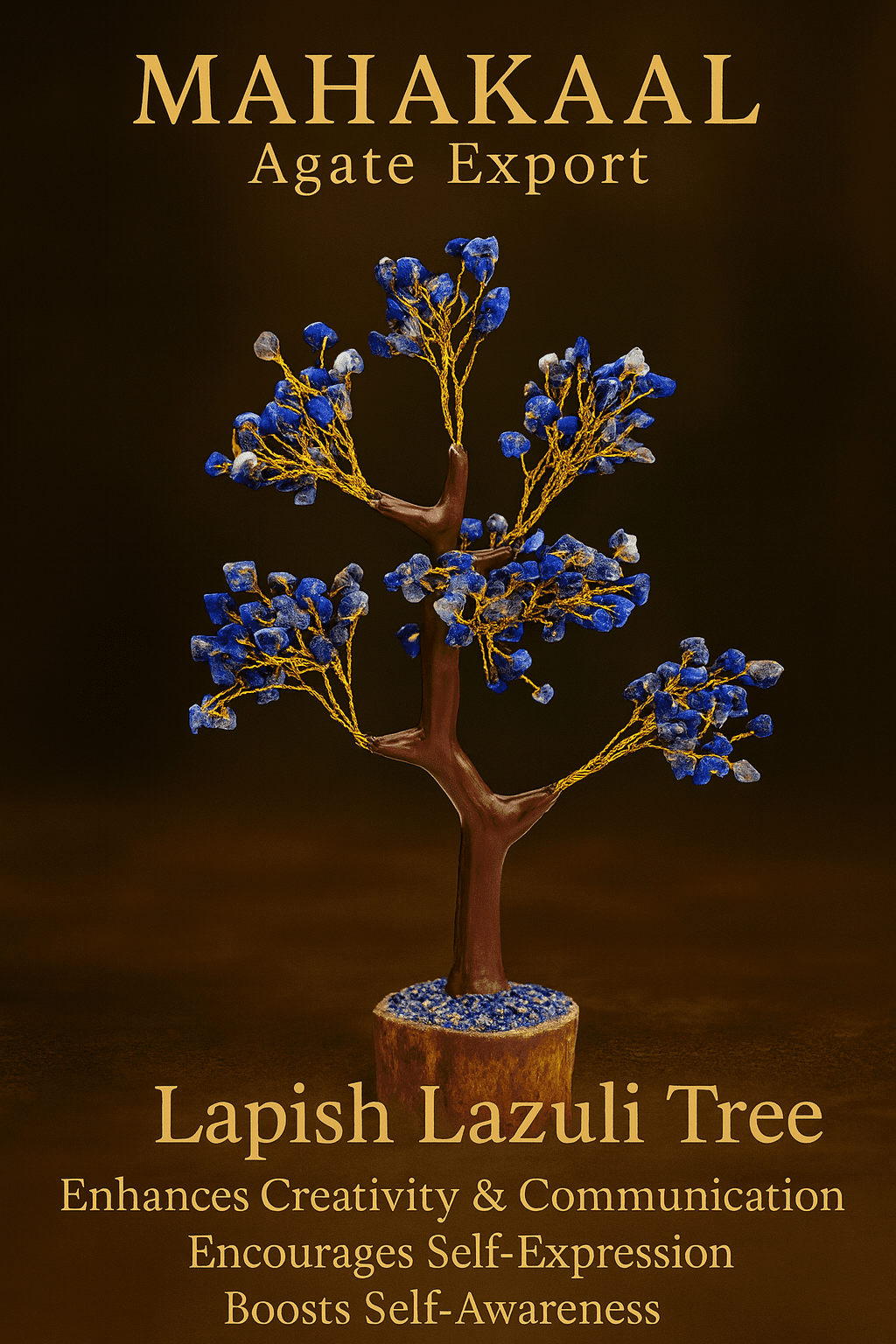 Lapis Lazuli Gemstone Tree - Image 2