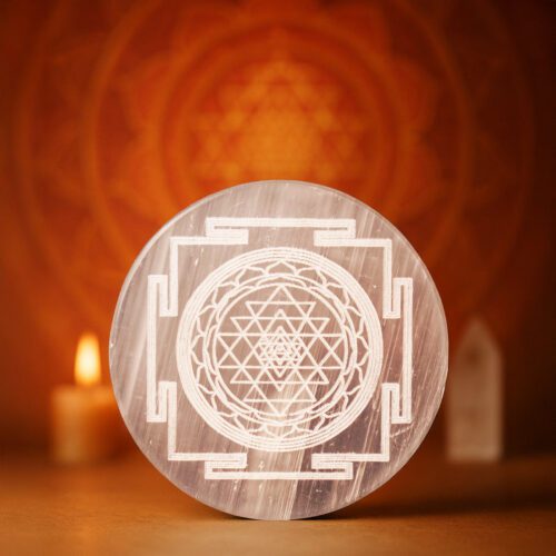 Yantra Selenite Plate