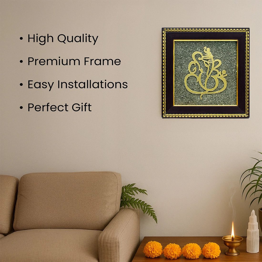 Pyrite Dust Ganesh Frame - Image 4